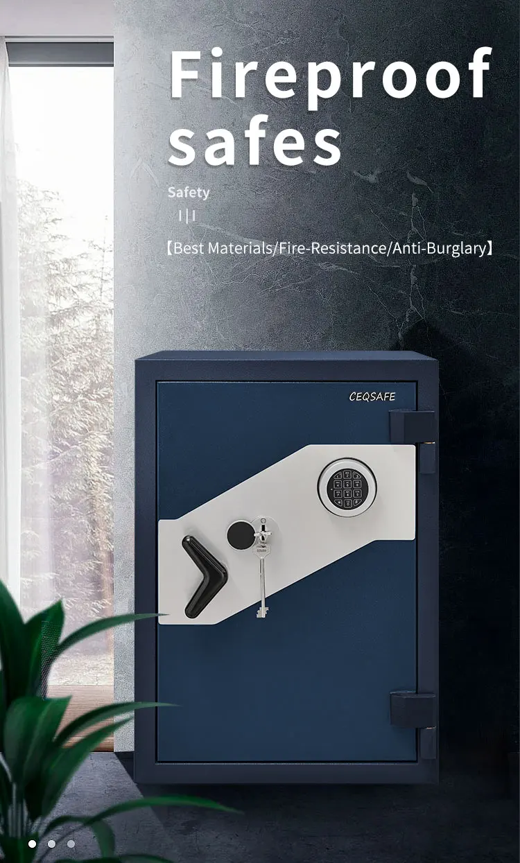CEQSAFE Custom 2 Hours Fireproof Safes Steel Home Deposit Security Money Fireproof Safe Box factory