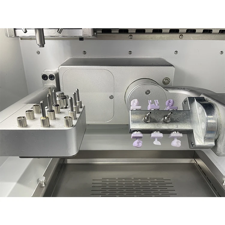 Dental Milling Machine With 5axis Chairside Dental Glass Ceramic For ...