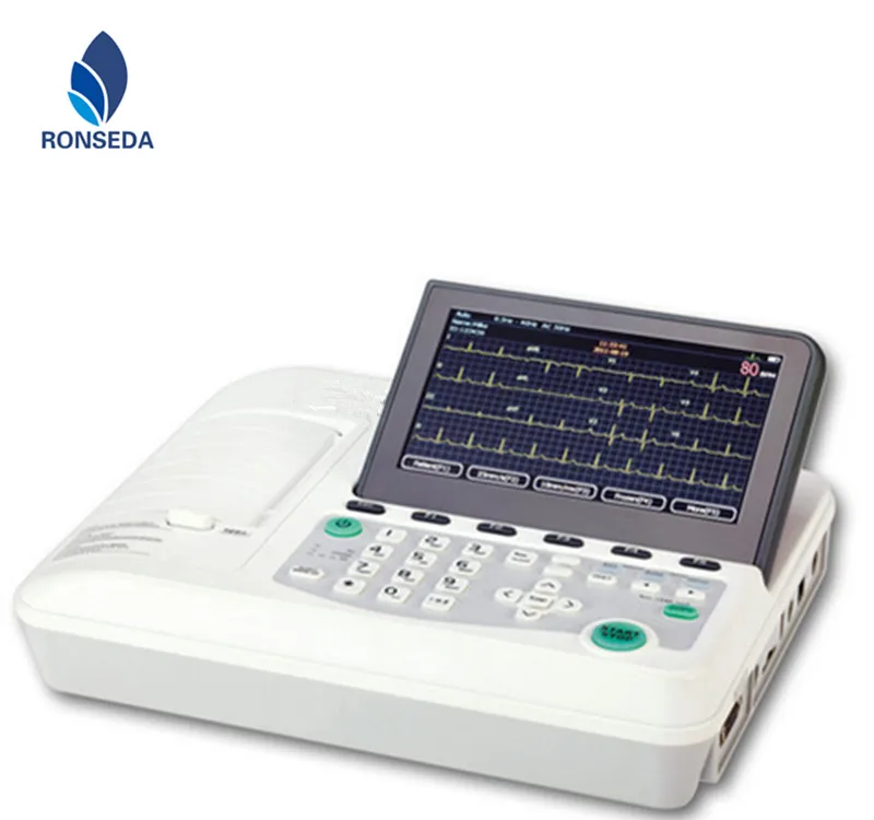 Экг 12 каналов. Электрокардиограф ECG-9801. Электрокардиограф Schiller MS-2007. ЭКГ-12 фото.