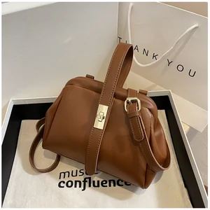 Handheld Clip-top Shell Bag Naisten Laukut PU Daily Life Womens Bags Women Hand Bags