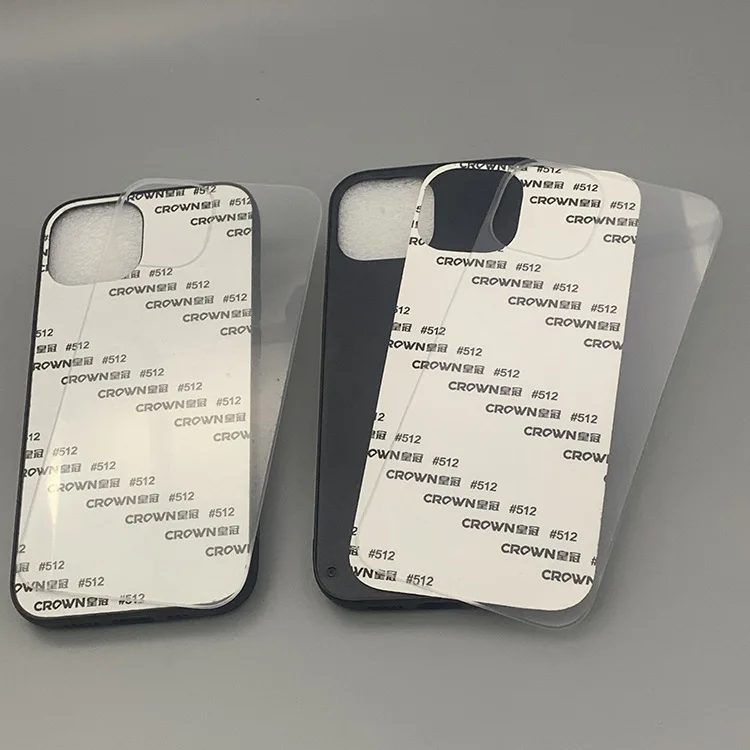 product laudtec high quality blank acrylic phone case tpu pc 08soft glass for uv printing with adhesive tape for iphone 16 pro sjk980-29