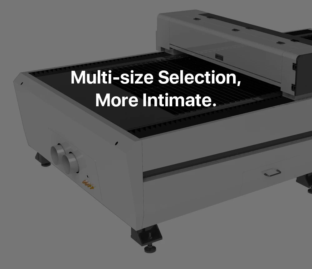 Máy Cắt Laser Hỗn Hợp 1300*2500 Diện Tích Cắt CO2 Nhôm Dao 100Mm Đường Kính Quay Cho Kim Loại Và Mfd 130-150W