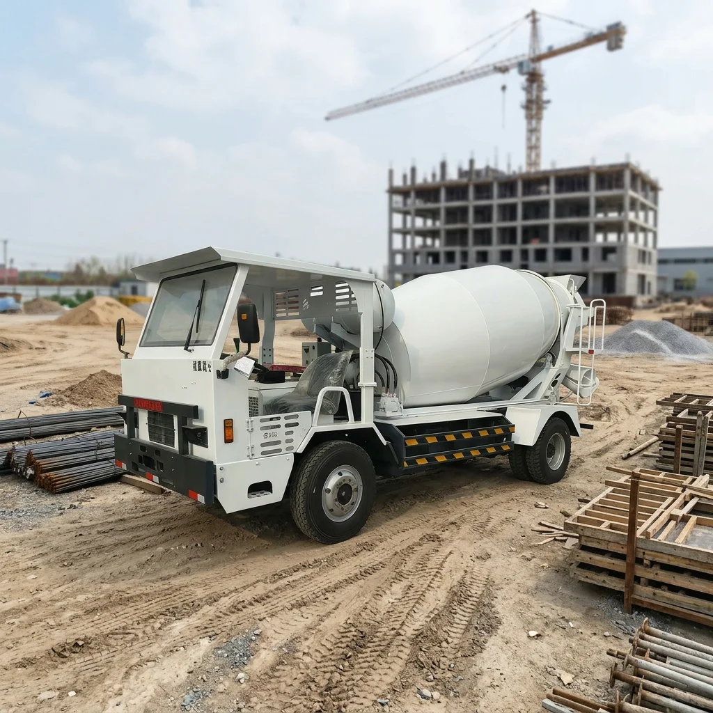 High Quality Kapuro New 2026 Heavy Duty Concrete Mixer Truck with 3m Tank Engine/Motor Efficient Mixing & Transport