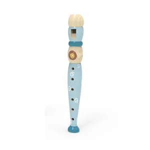 Unisex Montessori Educational Pretend Play Set Nontoxic Wood Flute Lion Toy Safety First Home Use Toys for Kids 2 to 4 Years