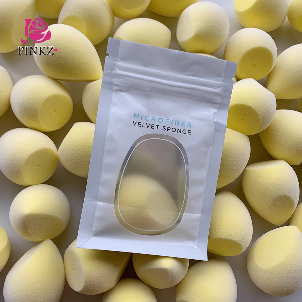 Private Label Non Latex Customized Packaging Makeup Sponge Applicator Microfiber Beauty Sponge For Foundation Wholesale Price