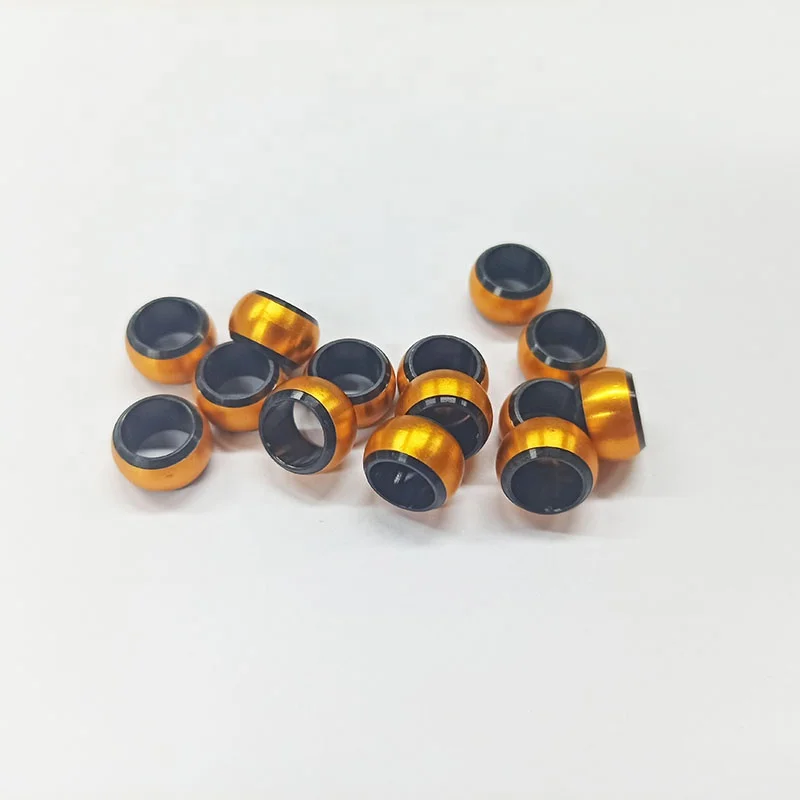 Round Gold Core Inner Black Blue Green Custom Color Outer Ring Parrot Foot Band Bird Leg Tag Cuban Pigeon Ring for Belgium India