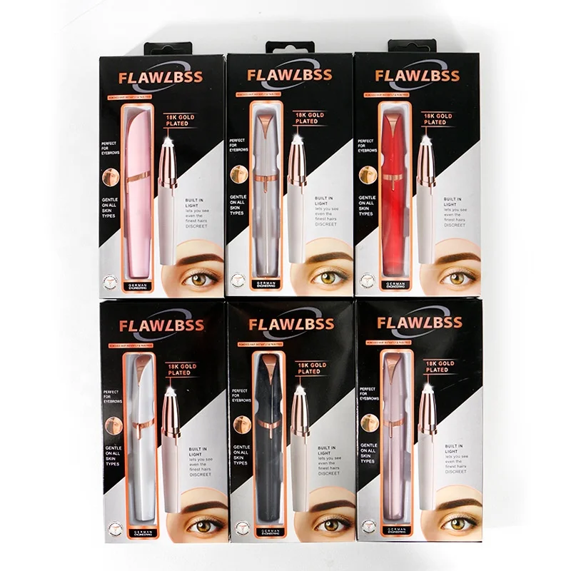 good price portable professional fashion attractive design lady high quality USB painless electric women eyebrow trimmer