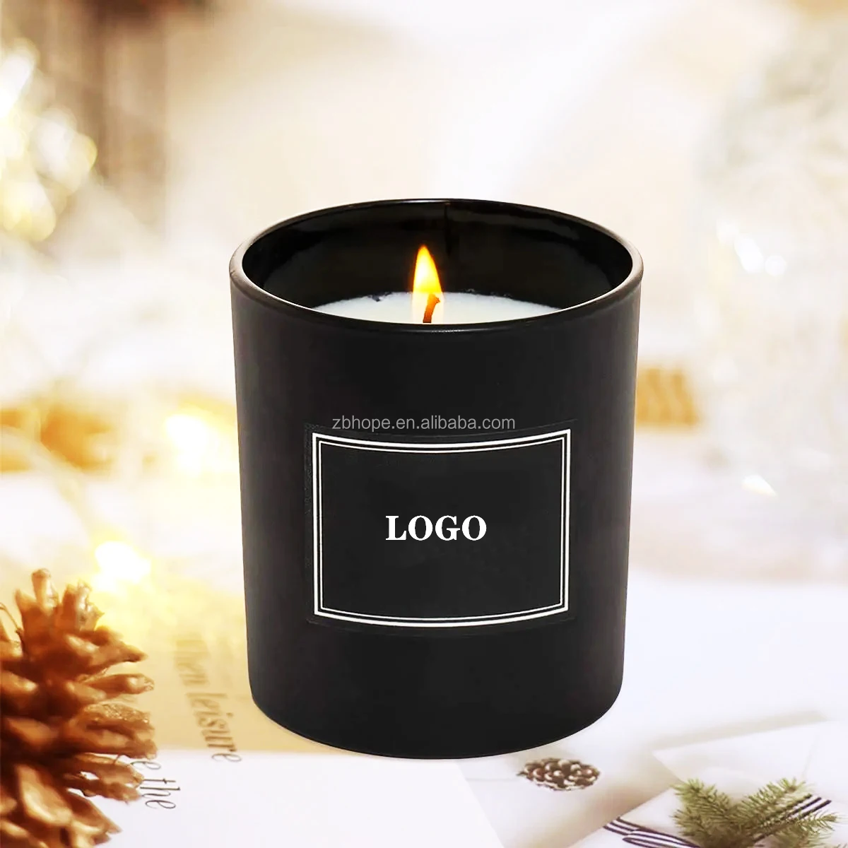 Luxury empty candle glass jar 2oz 3oz 4oz 5oz 6oz 8oz 10oz 12oz 14oz ...
