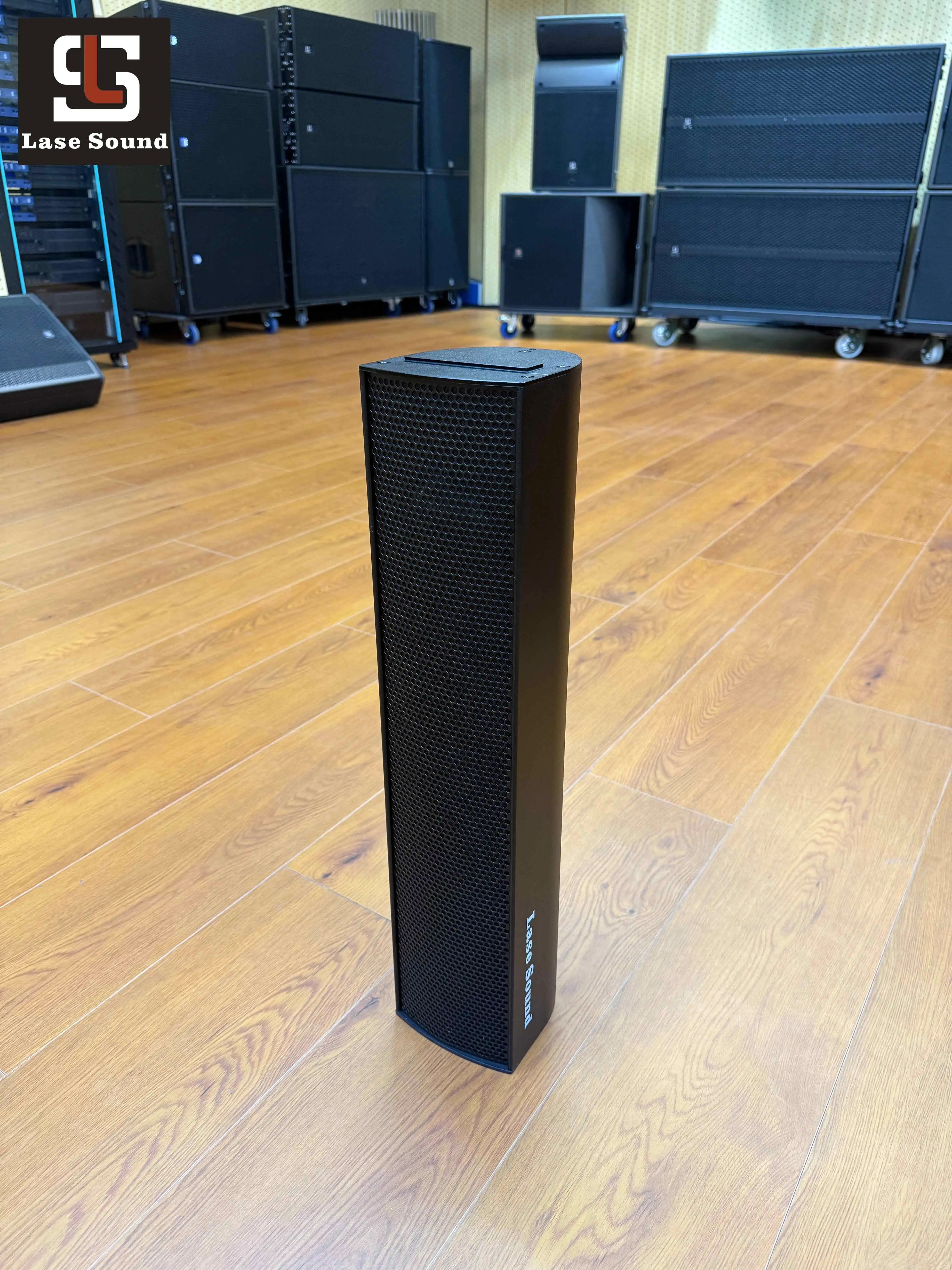 Professional X-445H Mini Array Active Sound Post System Column 2*4.5 Inch Wooden Speakers 135dB with Neodymium for PA System