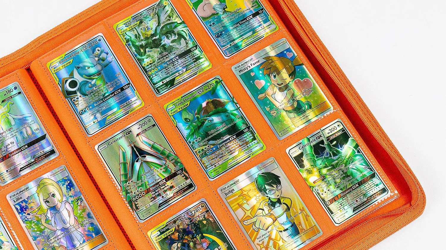 Pink Card Binder - Hold 360 Sheets for Collectible Games