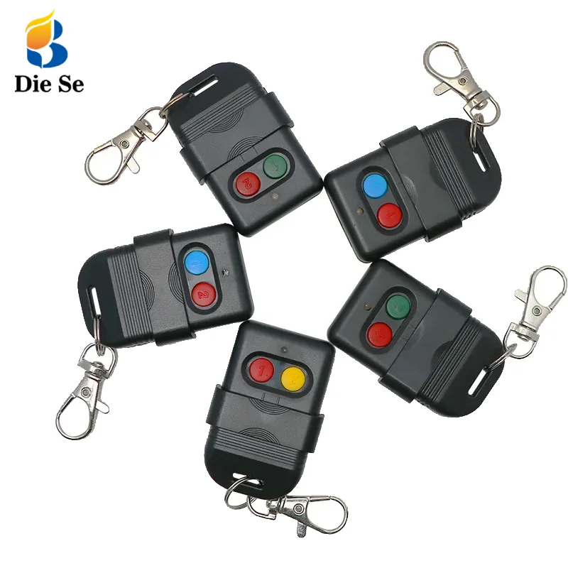 Universal RF 433MHz 330MHz Autogate Remote Control SMC5326 8 Dip Switch Duplicator Replacement Remote