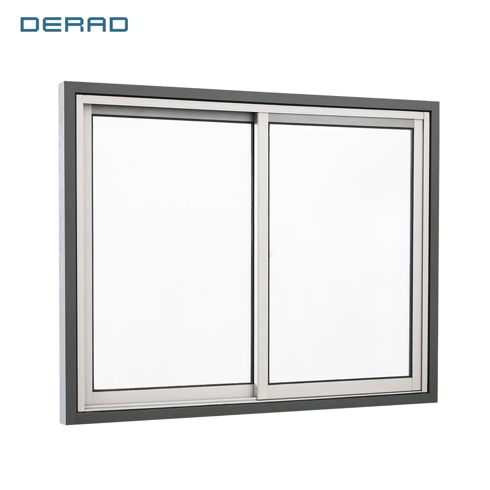 Modern Commercial Office Villa Thermal Break Aluminum Glass Windows Aluminum Sliding Windows manufacture