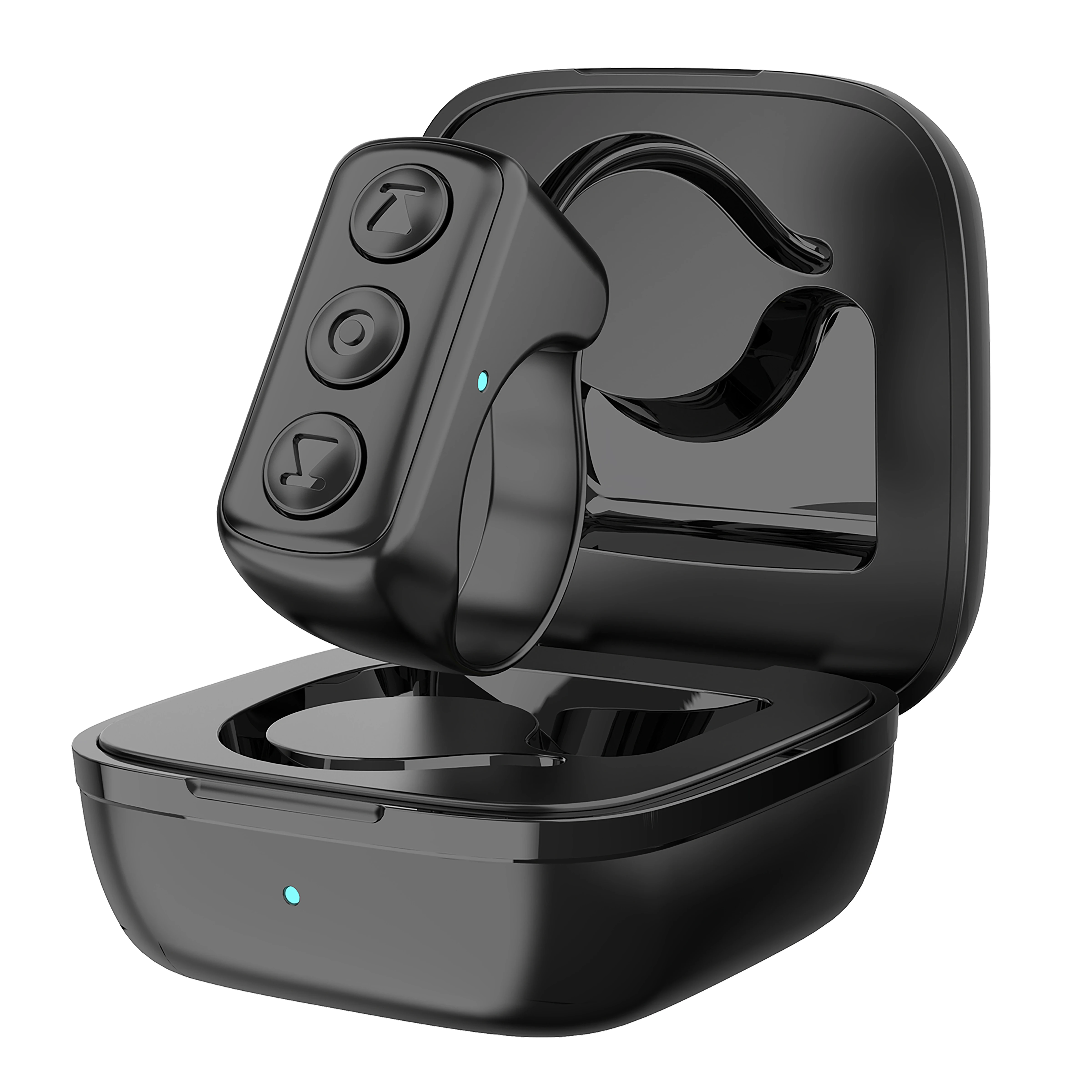 2026 New Tiktok Remote Control Scroll Ring Page Turner Fingertip Video Controller Wireless BT Scrolling Ring with Charging Case