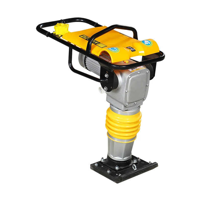 Высококачественный Ручной Ударный вибратор трамбовка почвы Электрический прыгающий домкрат уплотнитель HCD110 трамбовочный трамбовщик для продажи