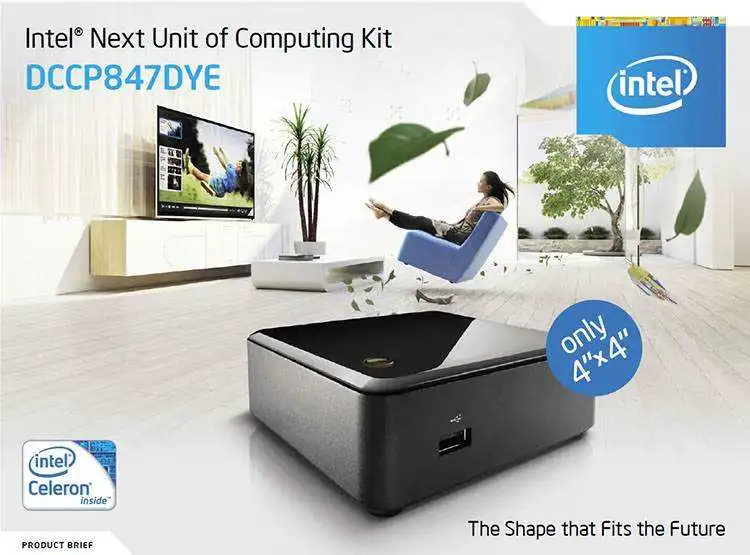 週末特価 ミニPC Intel製 NUC　DCCP847DYE Celeron 週末特価 ミニPC Intel製 NUC DCCP847DYE Celeron - メルカリ