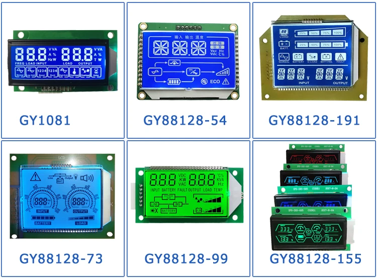 Custom Lcd 7 segment lcd 14 Segment Display tn lcd module Graphic Mono Number Fpc Zebra 6800 8080 Spi I2C Digital Display