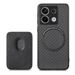For Xiaomi Redmi Note 13 Pro 5G PU Leather Wallet Card Slot Case For Redmi Note13 Pro Note 13Pro 5G Car Magnet Holder Back Cover - View #2