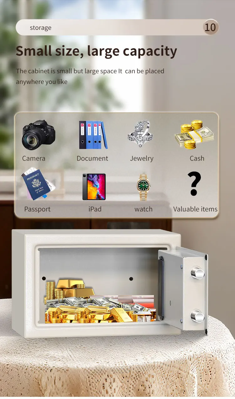 CEQSAFE American High-end Mini Electronic Digital Lock Security Safe Box for Money supplier