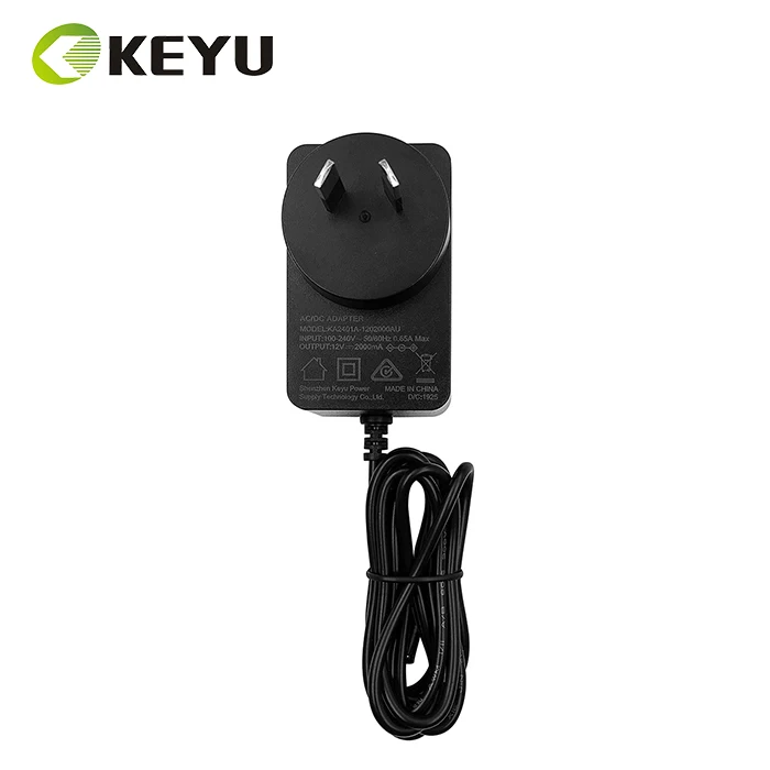 Штепсельная Вилка австралийского стандарта SAA РКМ Сертифицированный адаптер питания 12V 2A 12V2A 24 Вт AC/DC адаптер