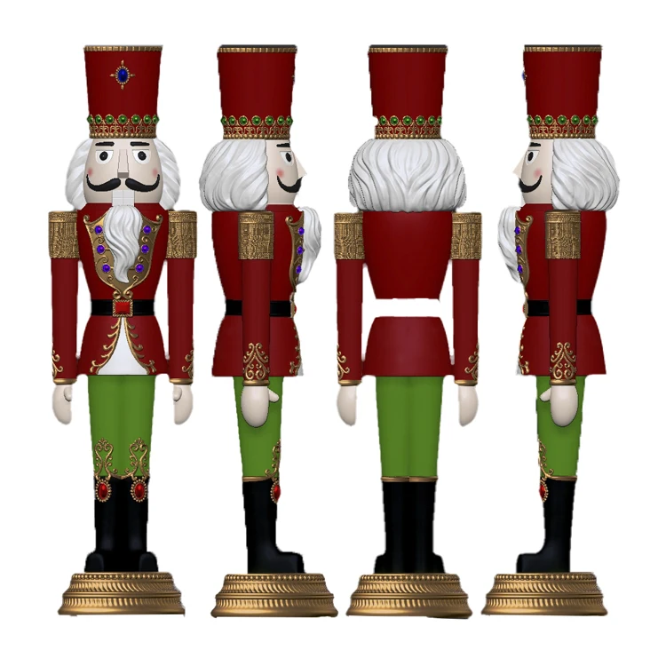 New Design Nutcracker 2023 Large Life Size Polyresin Nutcrackers