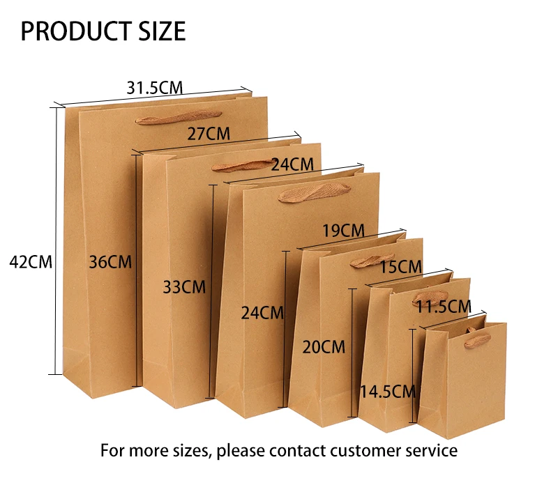 Folding shopping paper bags kraft paper bags wholesale customized paper bags with logo printing