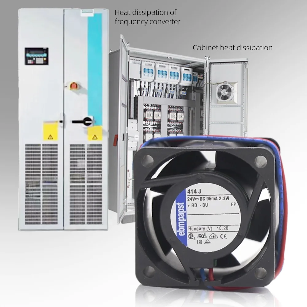 INDUSTRIAL 414 F , 24 Volt Dc , 33 Ma , 0.8 W, 40x 40 X10 , Ebm Papst Cooling Fan 2852584422097 - Foto 4