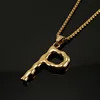 Gold single pendant-P