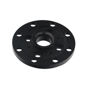 CNC Lathe Machining Services for Stainless Steel Flange Gaskets Black Anodized Front Brake Disc Rotor Designed for Automobiles