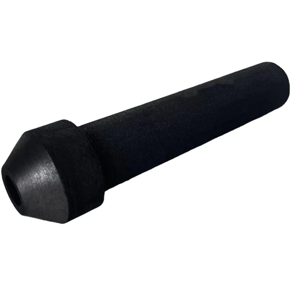 Custom-made High Working Temperature Graphite Stopper Nozzle Graphite Plug And Graphite Cone For Non-Ferrous Metals