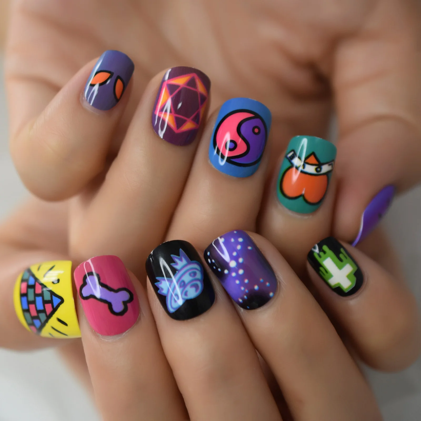 Kaws Nail Design - Design Talk