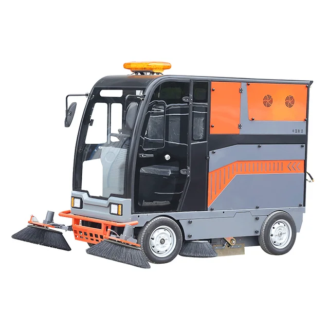 Customizable Industrial Floor Sweepers Automatic Lifting Standard Trash Bins Full Electric Operation New Condition Core Pump