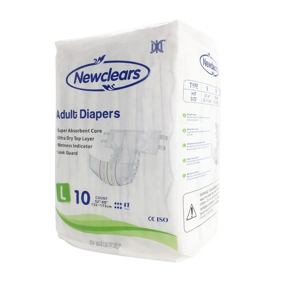 Bulk Extra Large Thickest Overnight Mens Adult Diapers For Bowel Fecal