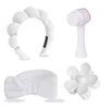 White - Four-Piece Makeup Brush Set (OPP Bag)