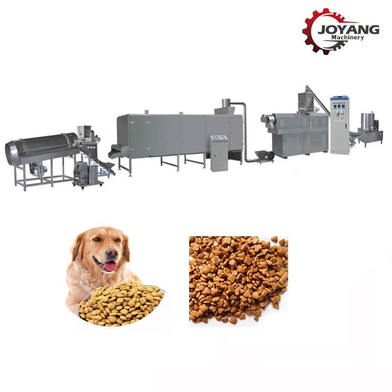 Linea De Production De Alimentos Para Mascotas Automatic Dog Cat Food