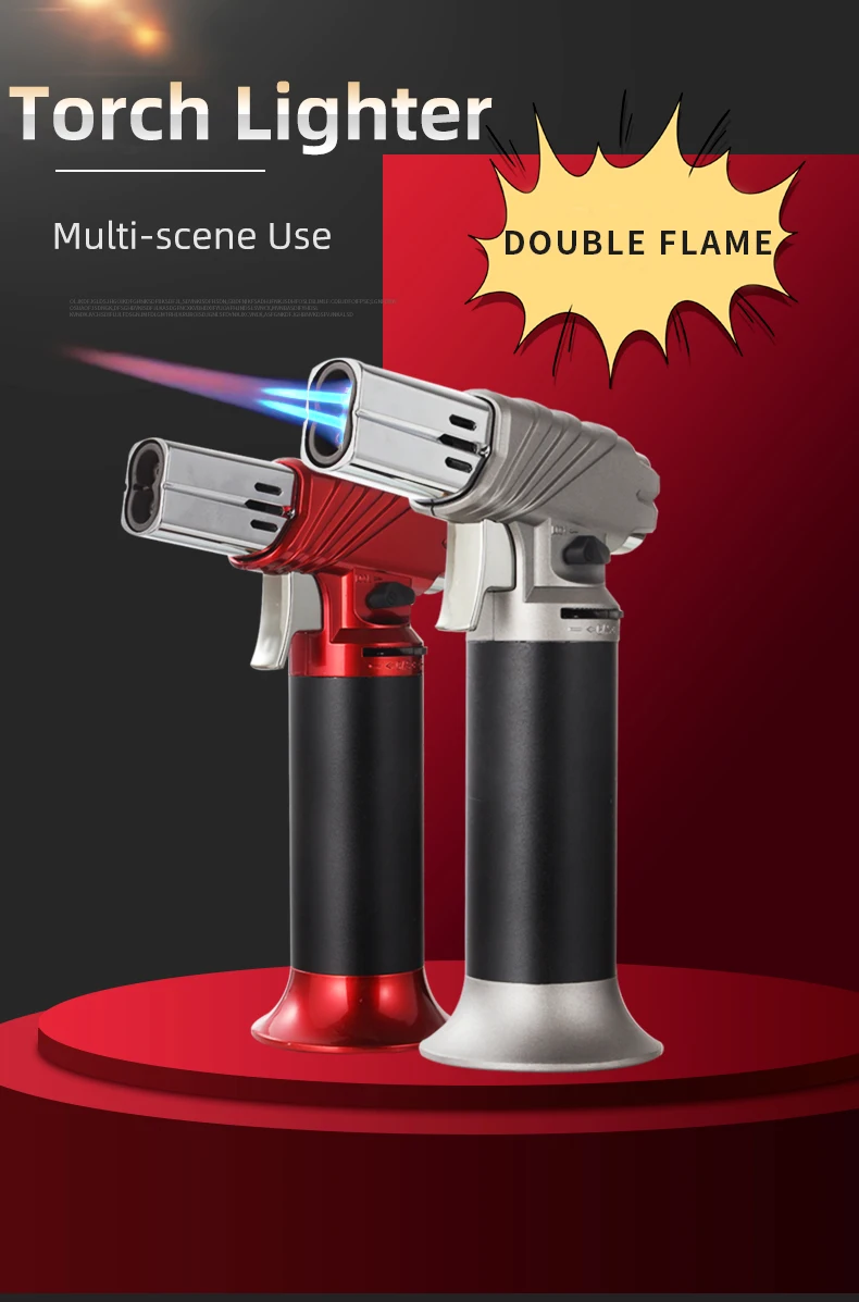 Zhentanzhe Dual Flame Torch Gun Lighter GF-8761 - ZhenTanZhe