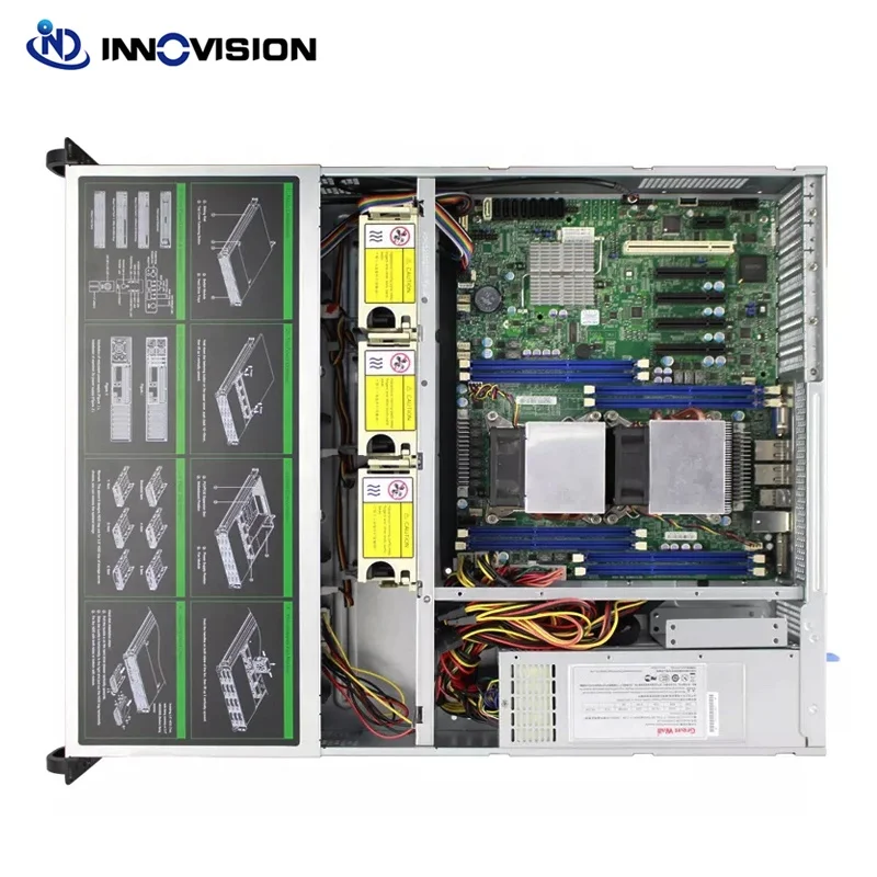 Compact 2U 12bay Rack Server Chassis L560MM Option 12GB Mini HD  Nvme Hotswap Backplane