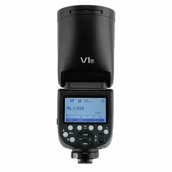 GODOX Factory Professional Speedlite TTL Round Head Camera Flash Lights Godox V1 Versionversion for All Brands Camera with AK-R1 product image