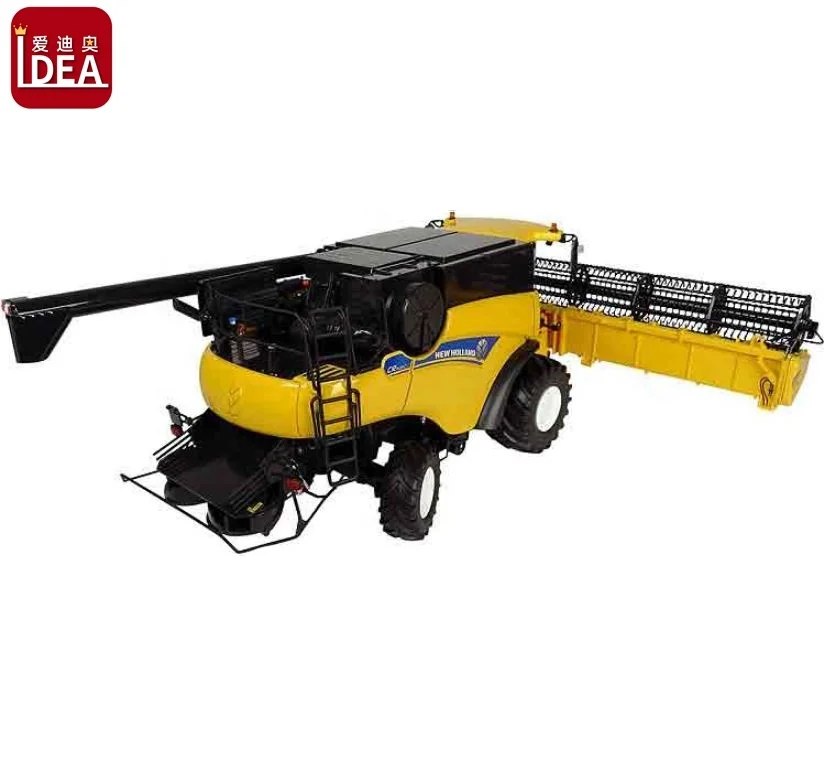 New Custom 1:50 Scale Reaper Binder Diecast Toys Small Combine Harvester OEM