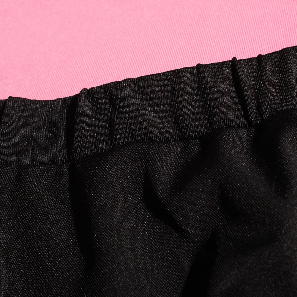 2023 New Black Elegant High Quality Sleepwear Wave Point Lace Short ...