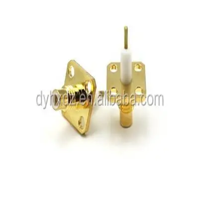 SMC Male 4-holes Flange Mount Connector