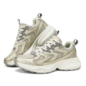 2026 Fashionable and Lightweight Sports Walking Shoes Summer Design Lightweight Simple Fashionable Sole Thick Soled Trendy Shoes