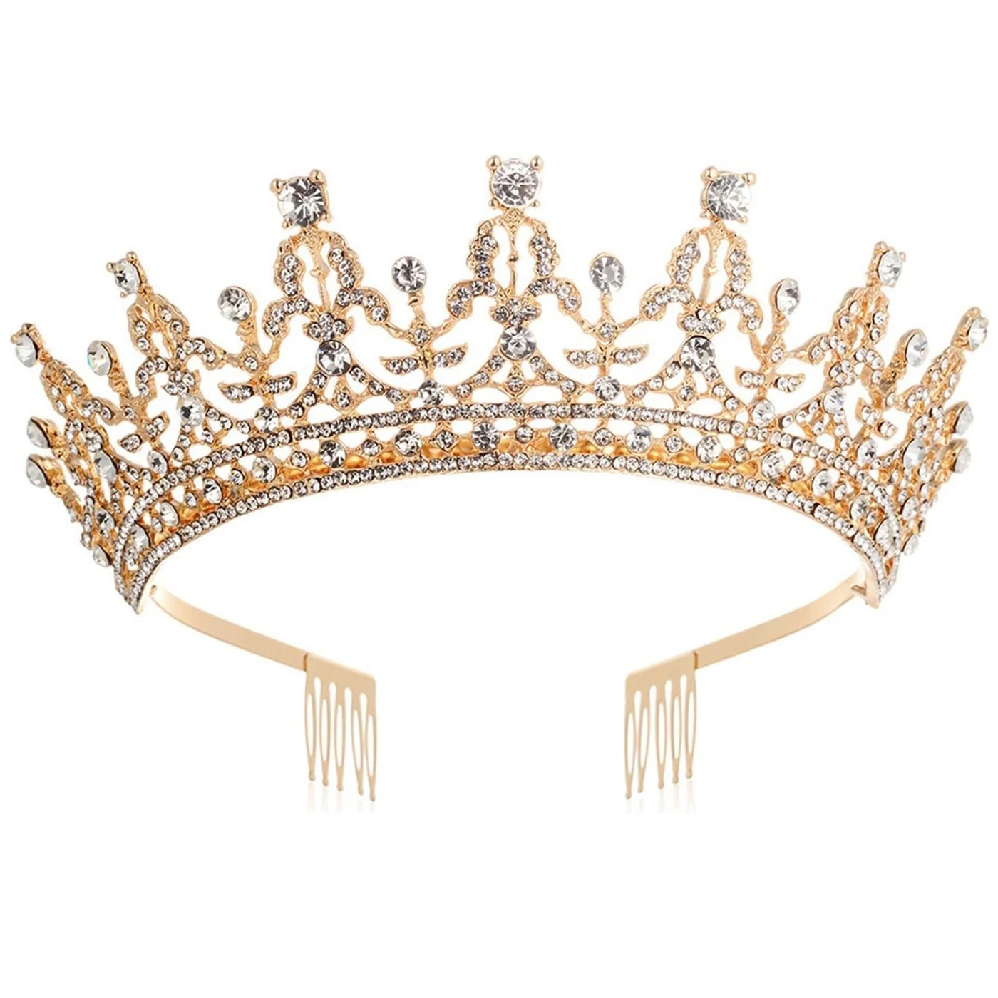Wholesale Luxury Rhinestone Bridal Crystal Tiara Wedding 