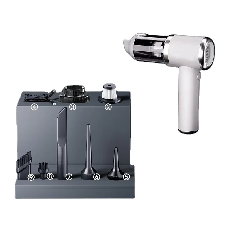 Wireless 5500PA USB Rechargeable Custom Portable Vacuum Cleaner Air Blower Air Extractor Air Duster for Car and House