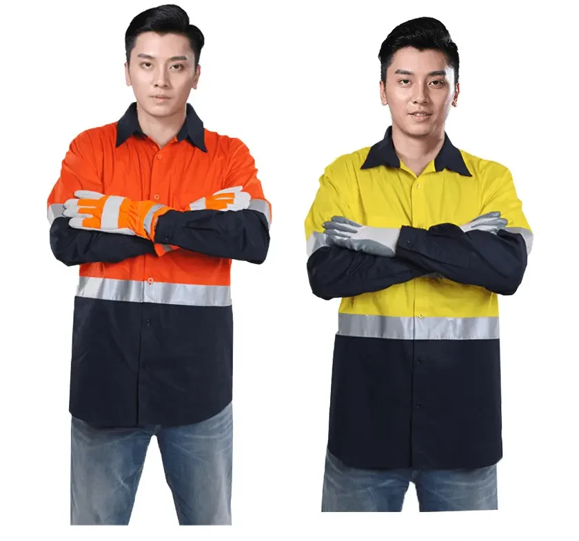 Hivis Jacket Pants Shirt Construction Site Working Clothes Worker Coveralls Workwear Uniforms Suits