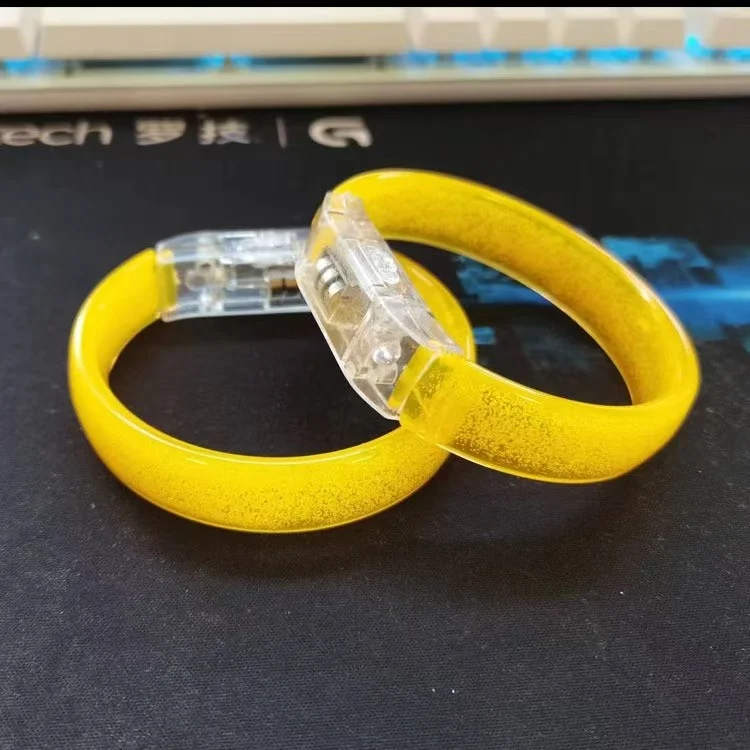 LED Luminous Bubble Wristband Music Festival Luminous Wristband Support Night Wristband LOGO Customization preview 6