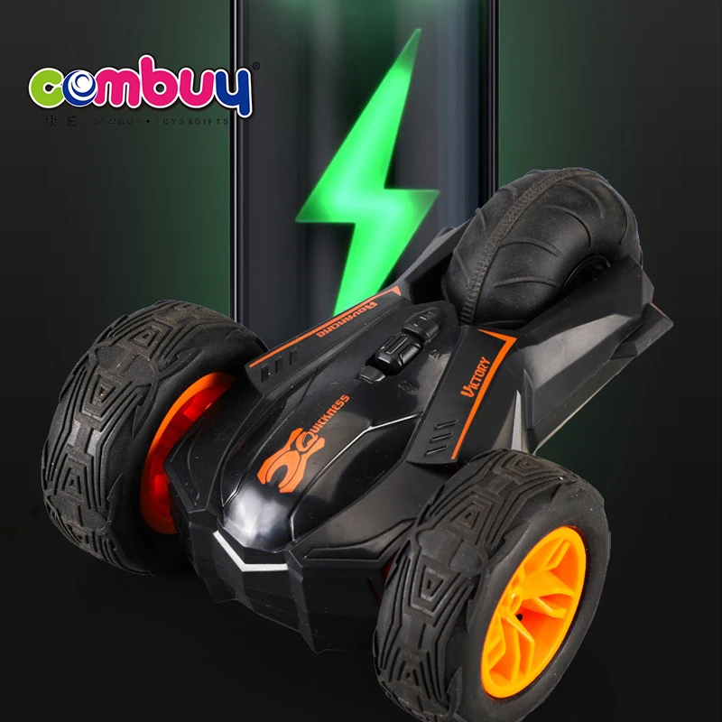 Remote Control Double Sliding Rotating Drift Toy Rc 3 Wheel Stunt Car