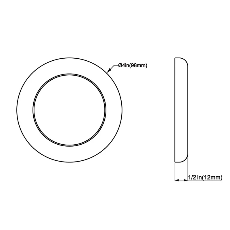 Modern Dimmable Surface Mounted Led Ceiling Lights With Touch Sensor Switch