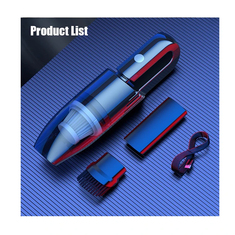 Mini Rechargeable Portable Cordless Wireless USB Aspirator Staubsauger Car Vaccum Cleaner for Car Home Wet and Dry Car Hoover