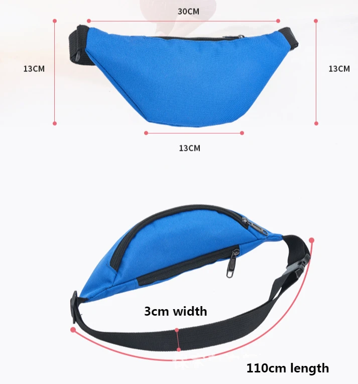 Wholesale Fanny Pack Fashion Waterproof Waist Packs With Adjustable