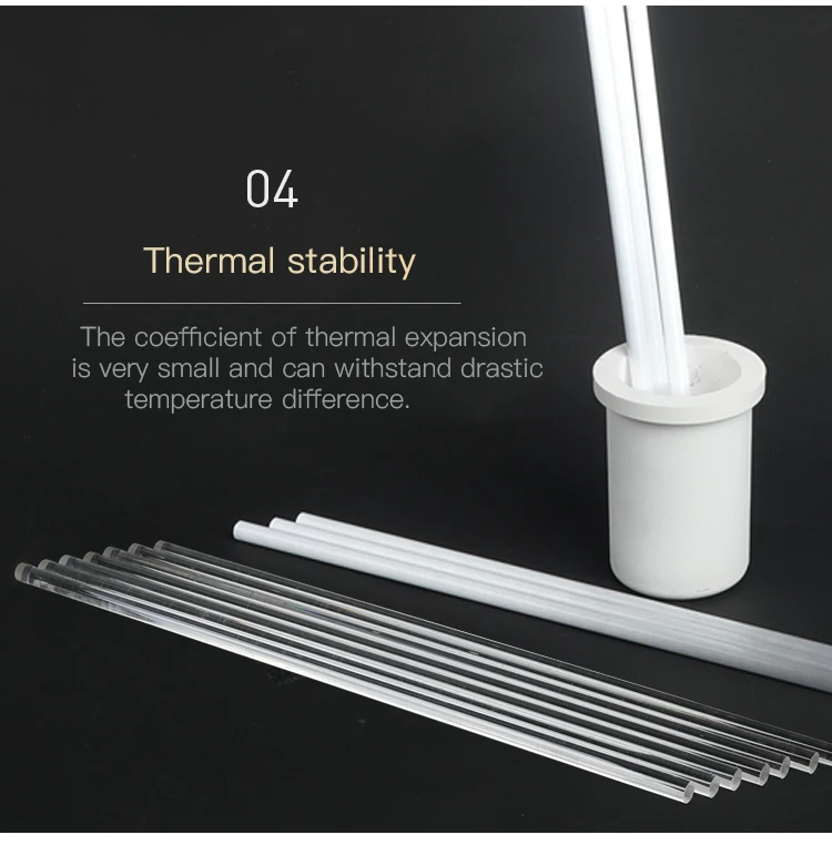 High purity milky ceramic stirring rod for metal melting stirring, with high temperature resistance and abrasion resistance
